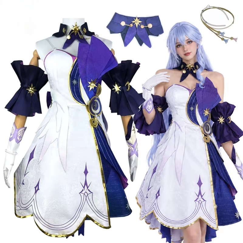 3D Printing Guide - コスプレ衣装 ロビン（崩壊：スターレイル）アニメドレス 女性用 ハロウィンパーティー ロールプレイ 3Dプリント
