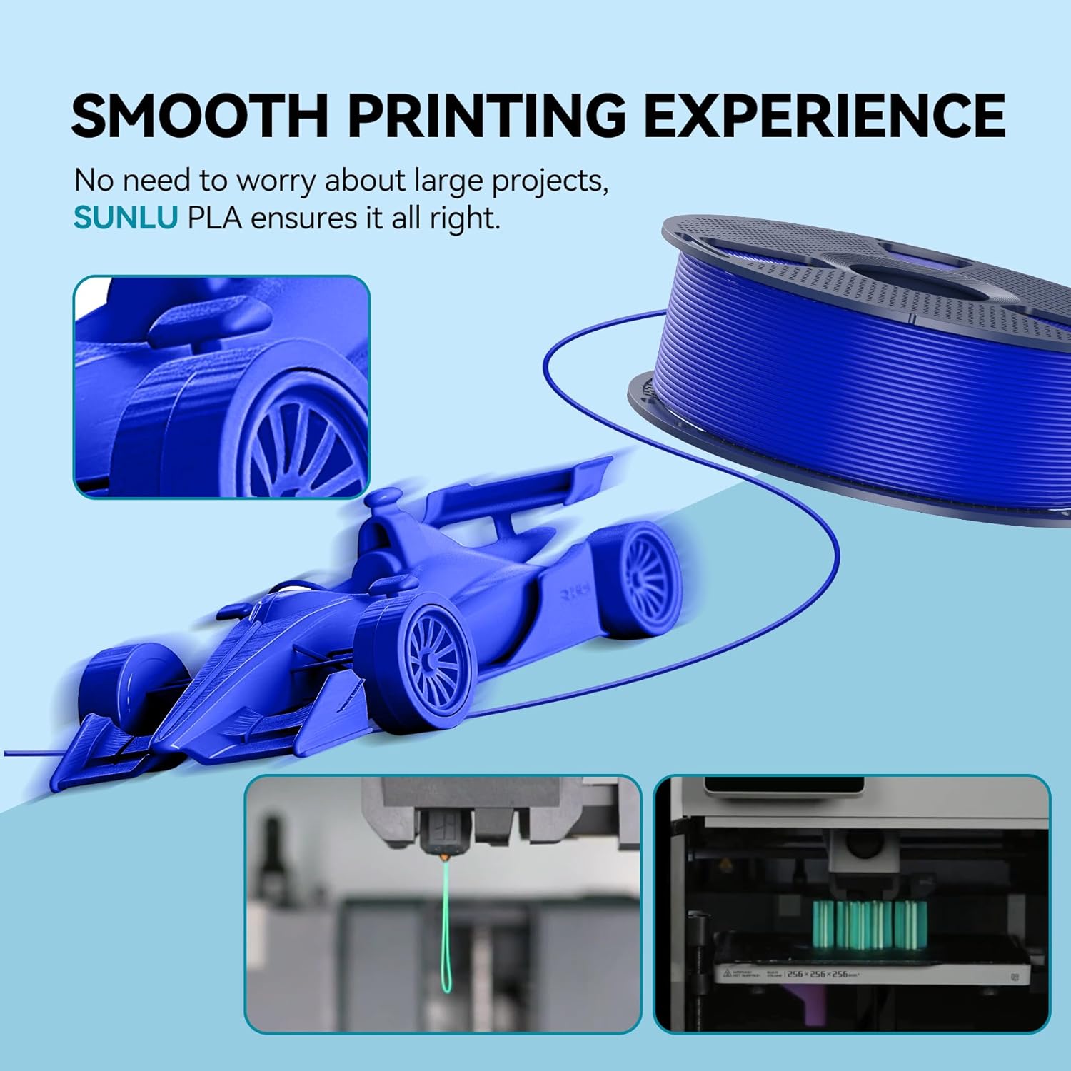 SUNLU PLA/PLA+/PETG/シルク/PLA マッ - 3D Printing Nylon のレビューと価格