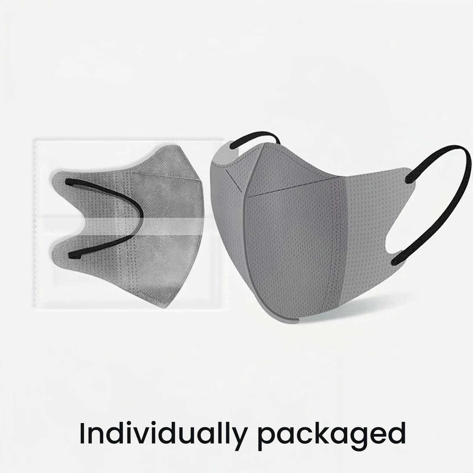 200枚入り/3D立体チャコールグレー使い捨て4層マスク、個 - 3D Printing Mask のレビューと価格
