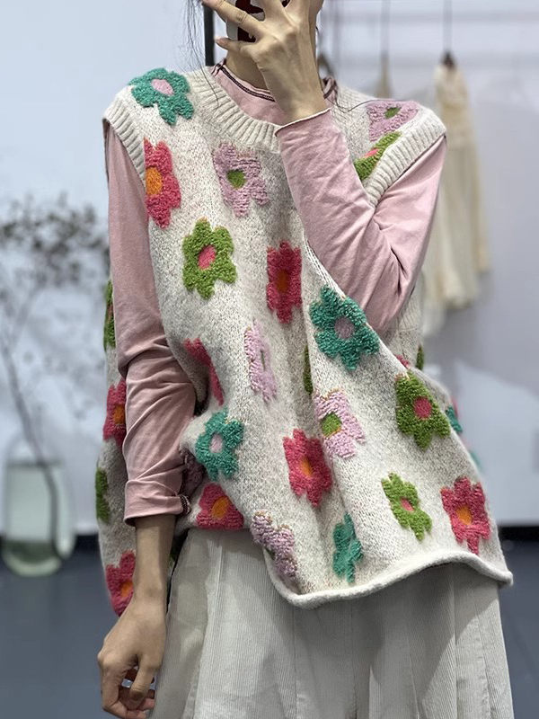 かわいい3Dプリントニットベスト、ゆったりとしたラウンドネッ - 3D Printing Nylon のレビューと価格