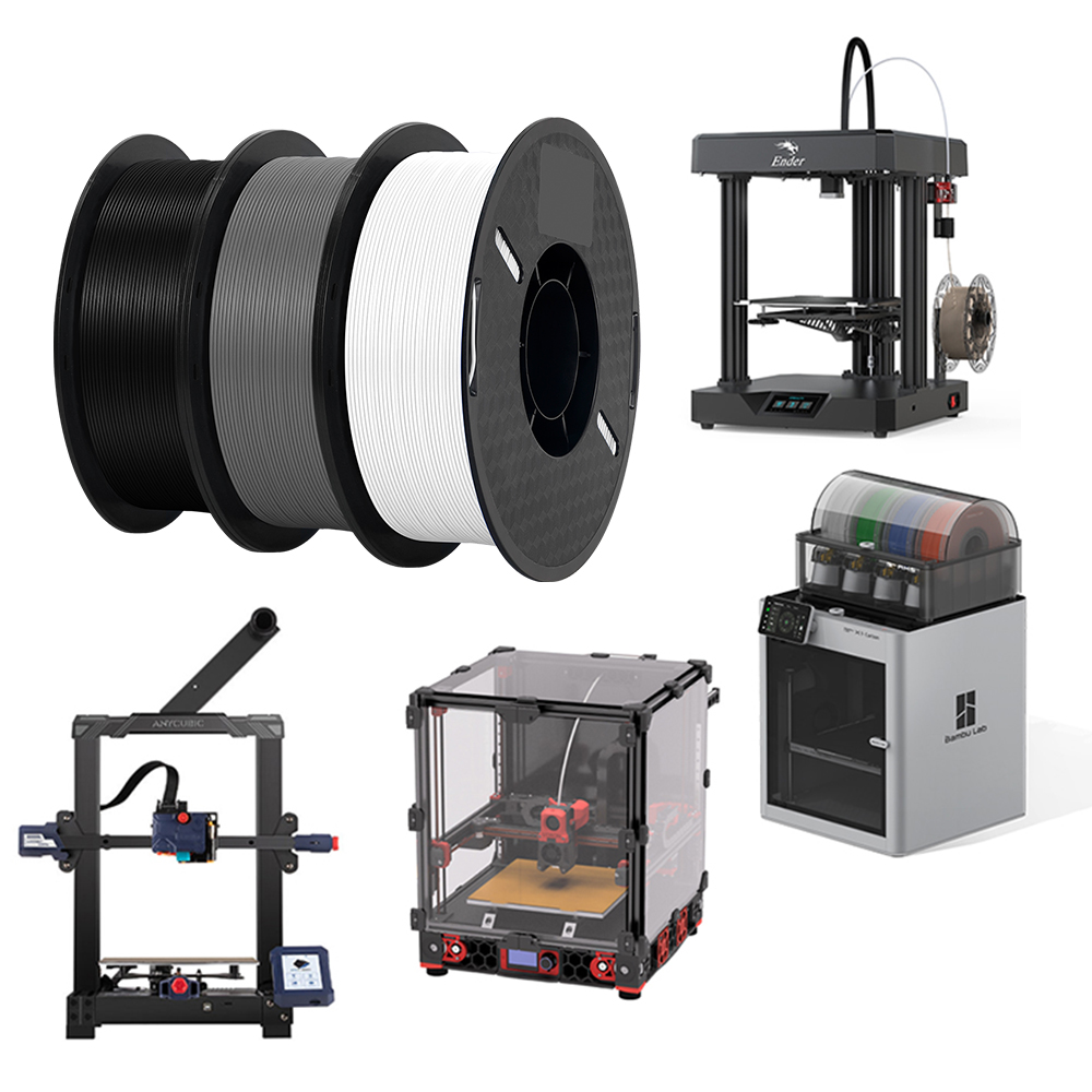 5 キロミックスカラー PLA フィラメント 1 キロ 1. - 3D Printing Nylon のレビューと価格