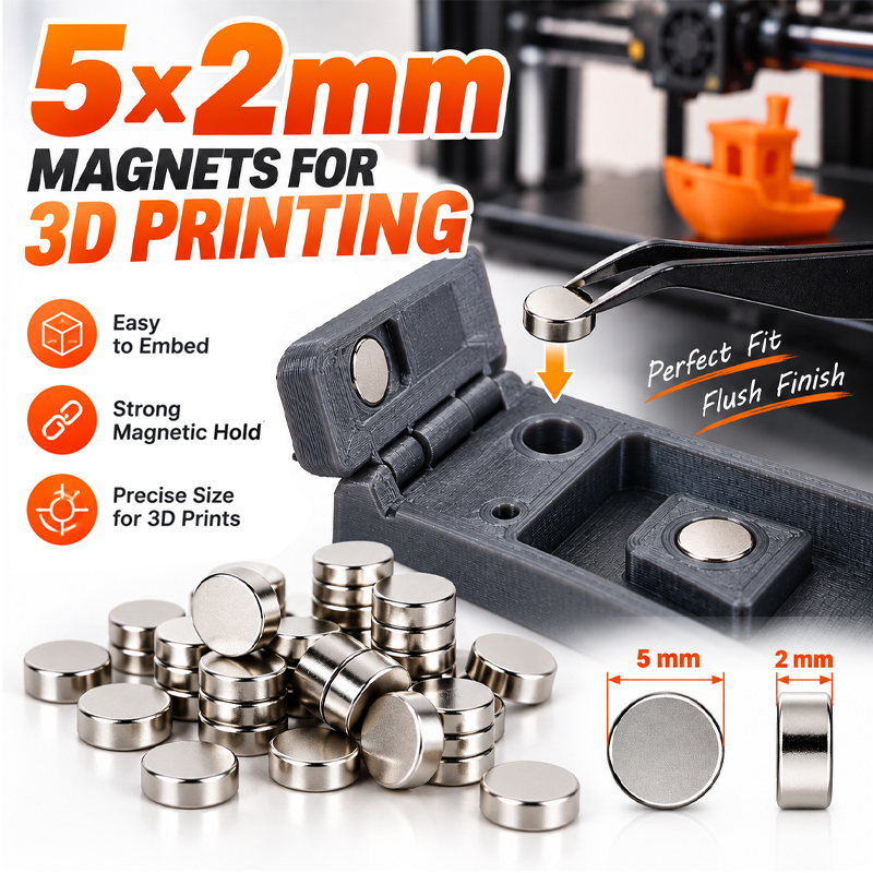 3Dプリントツールキット 5x2mm 強力マグネット バンブ - 3D Printing Bambu Lab のレビューと価格