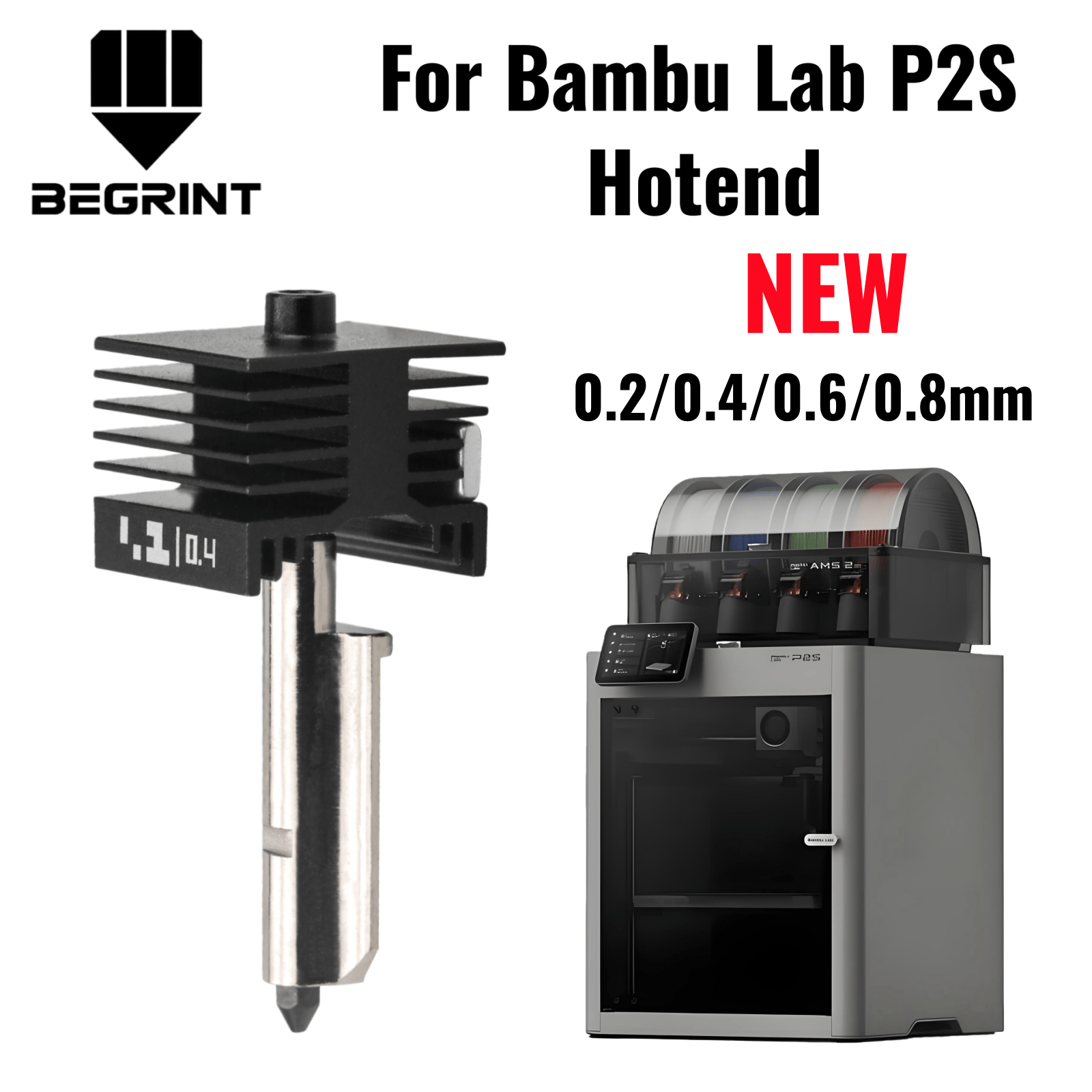 Bambu Lab P2S X2D用、改良型ホットエンド、0 - 3D Printing Bambu Lab のレビューと価格