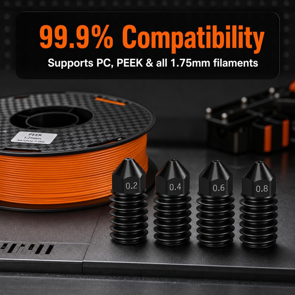 Bambu Lab A1/A1 Mini/H2D用着脱式硬化 - 3D Printing Bambu Lab のレビューと価格
