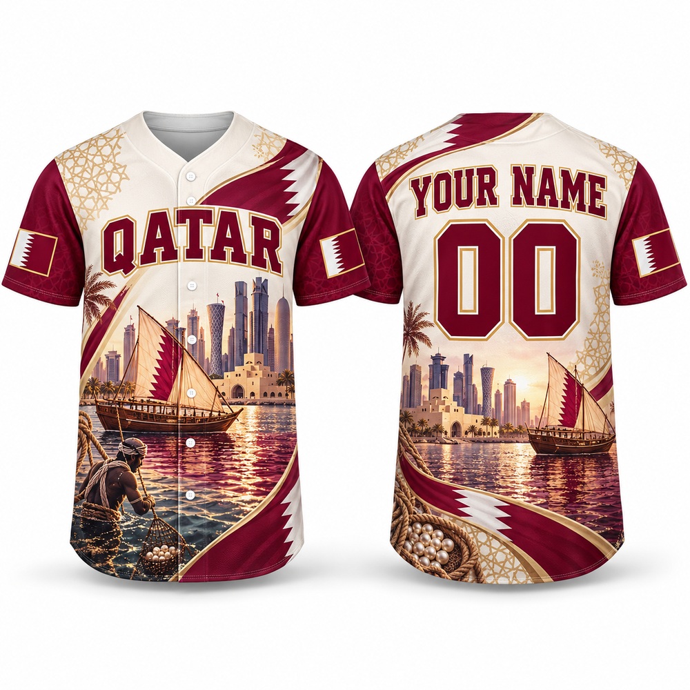 カタール・ドーハとパールプリントの野球ユニフォーム。カスタム - 3D Printing Qatar のレビューと価格